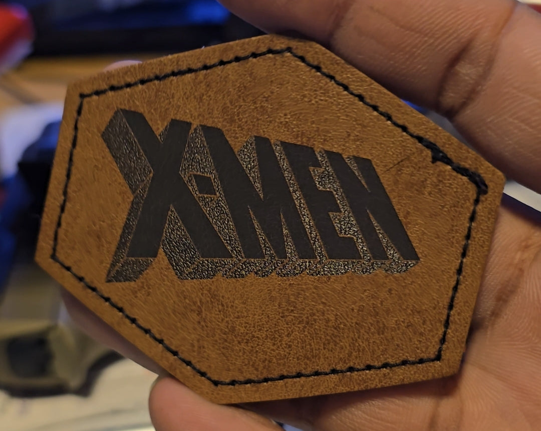 X-Men laser engraved patch