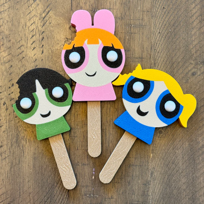 Power Puff Girls Popsicle