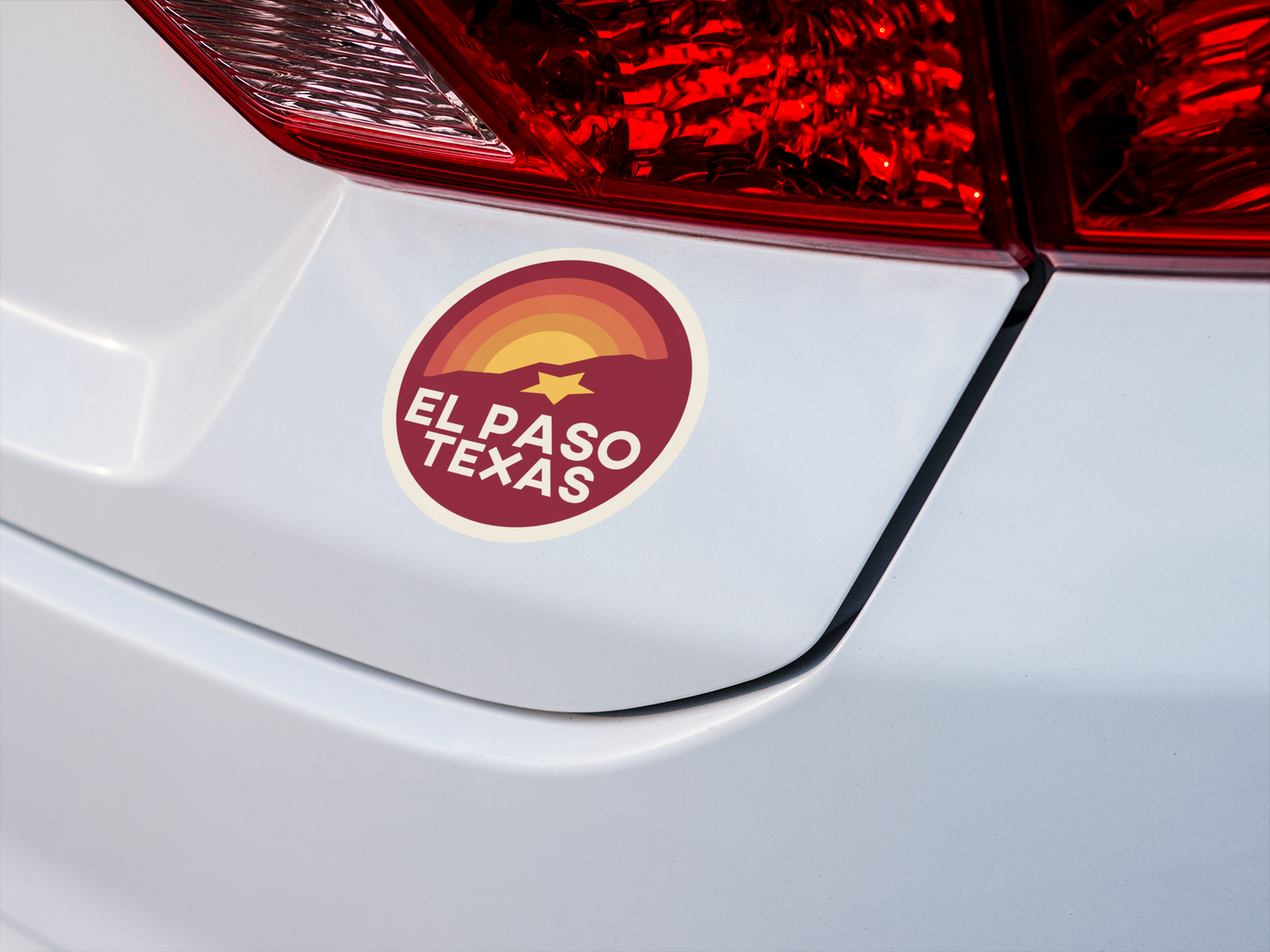 El Paso - 3" Round Sticker