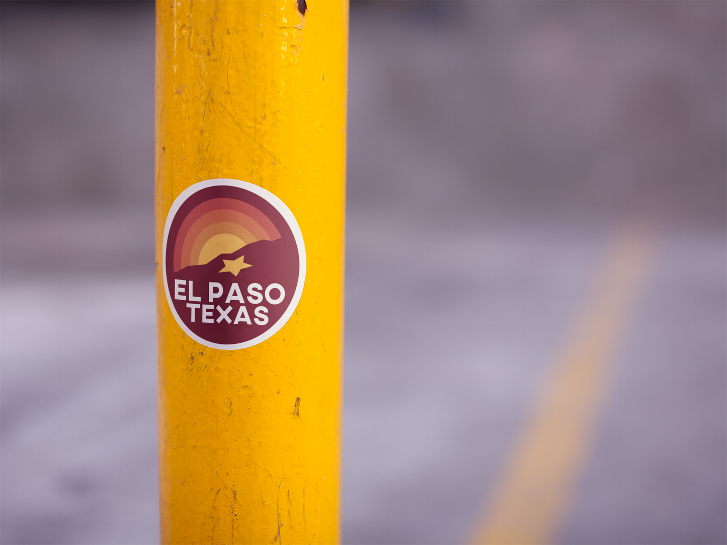 El Paso - 3" Round Sticker